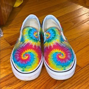 Tie dye vans